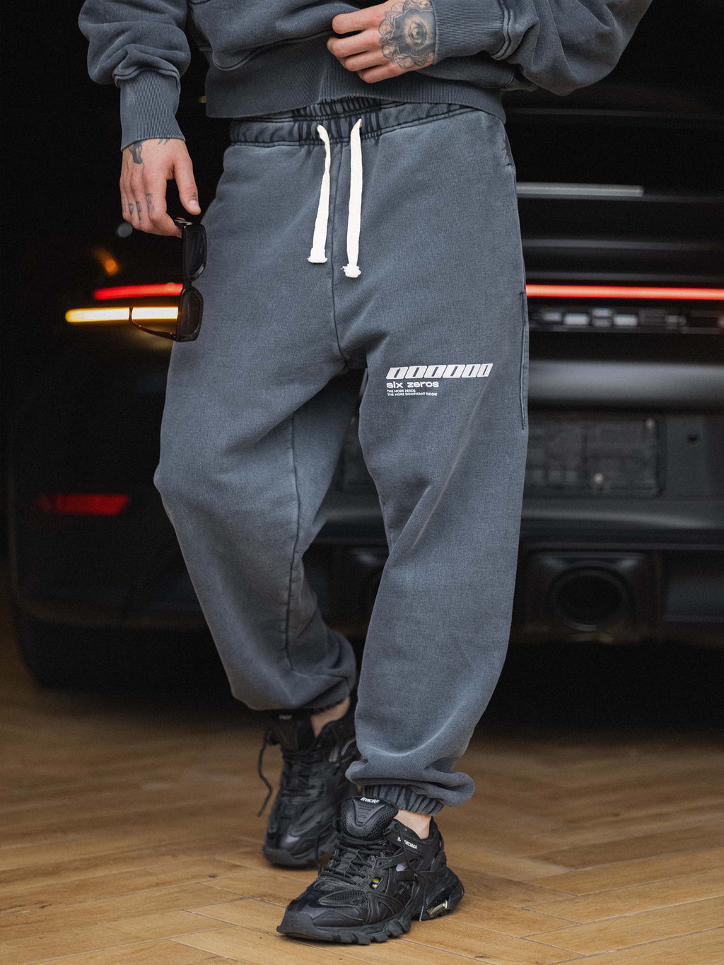 JOGGERS "ONE WASHED GREY"