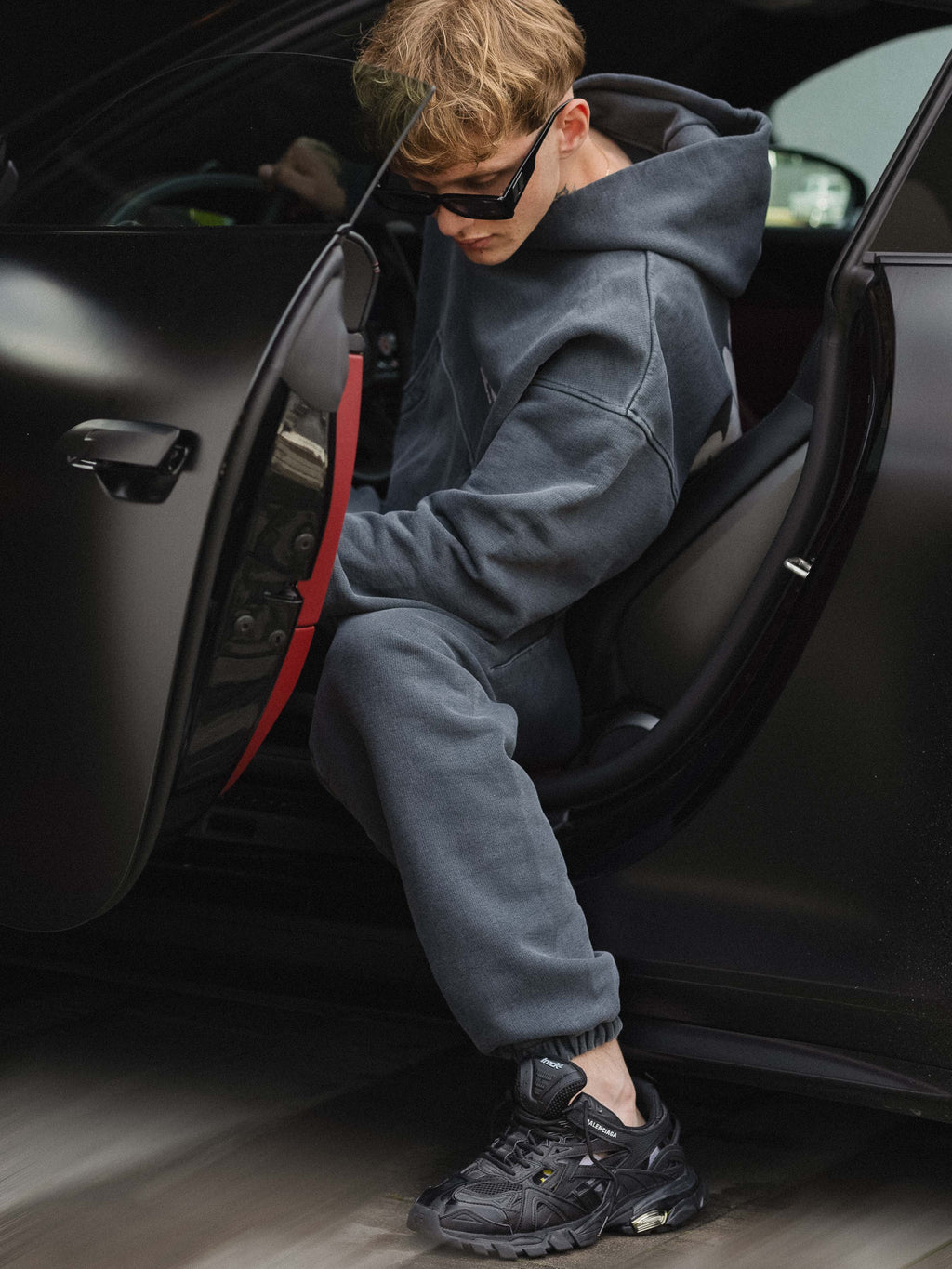 JOGGERS "ONE WASHED GREY"