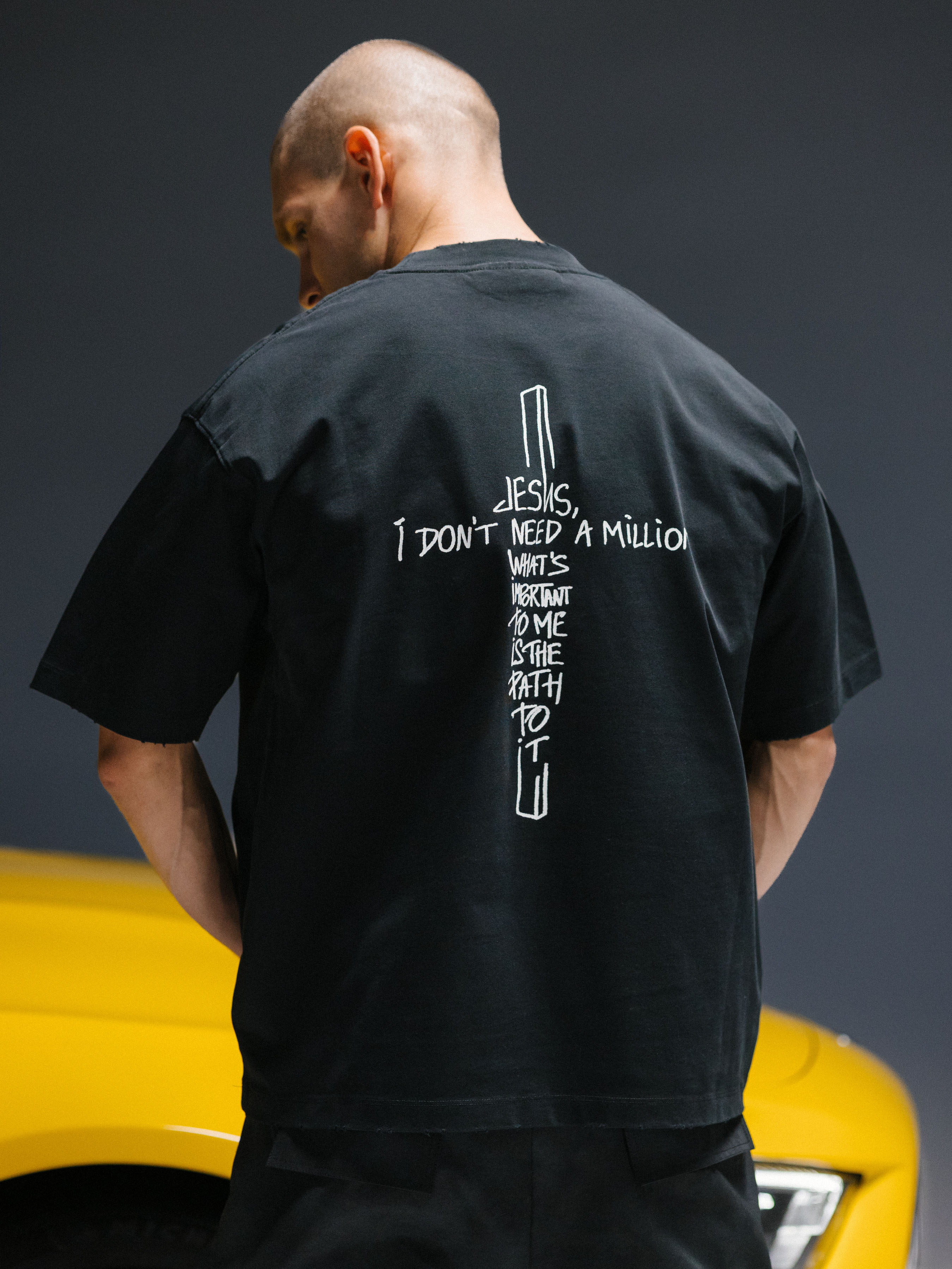 T-SHIRT "JESUS BLACK"