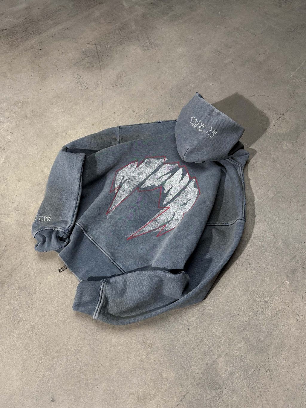 ZIP-HOODIE "MLNR SMOKY BLUE"