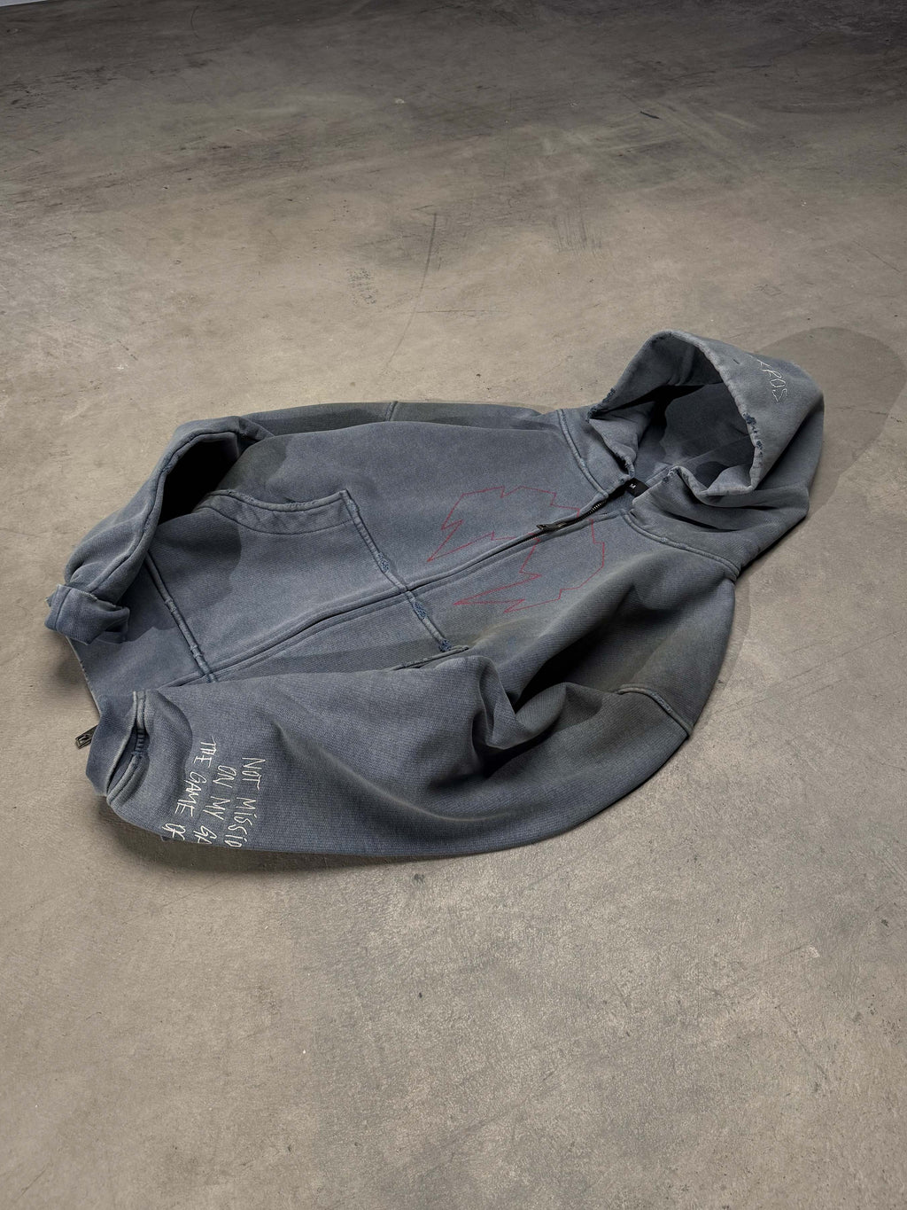 ZIP-HOODIE "MLNR SMOKY BLUE"