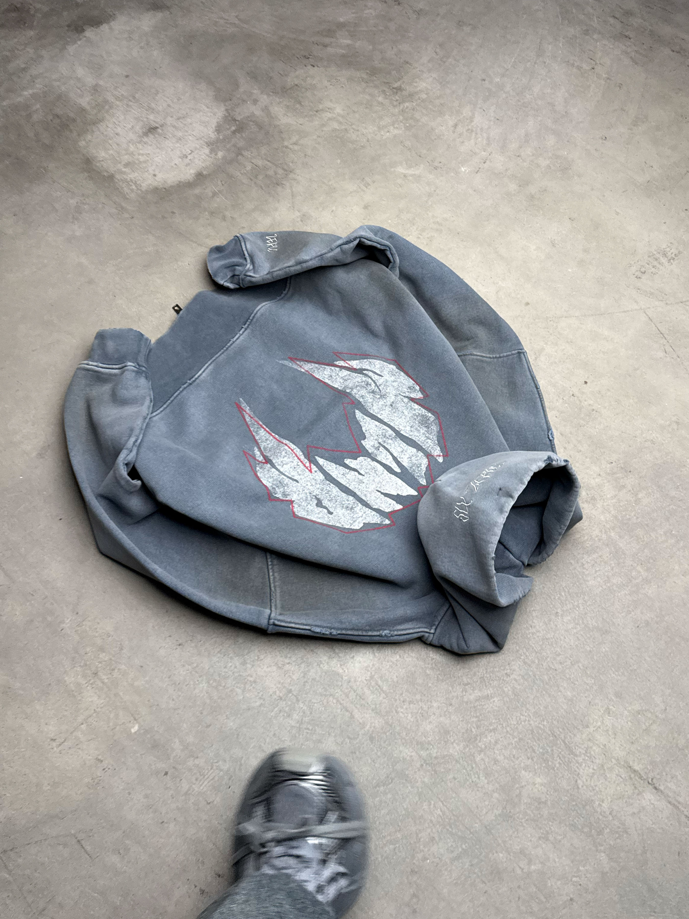 ZIP-HOODIE "MLNR SMOKY BLUE"