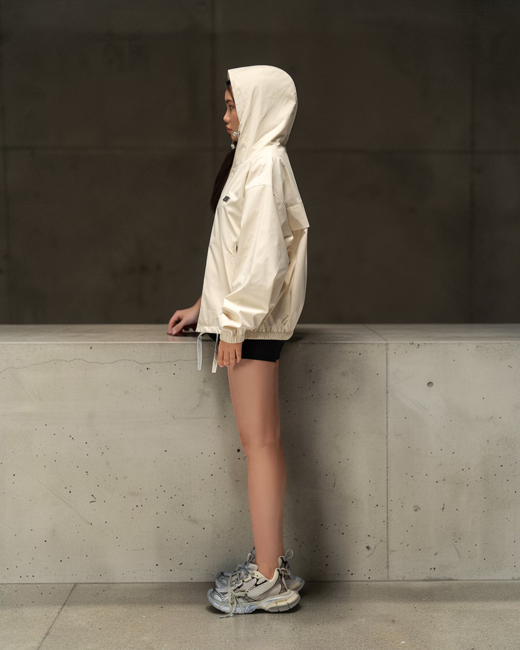 Jacket ZERO FORM monogram off-white