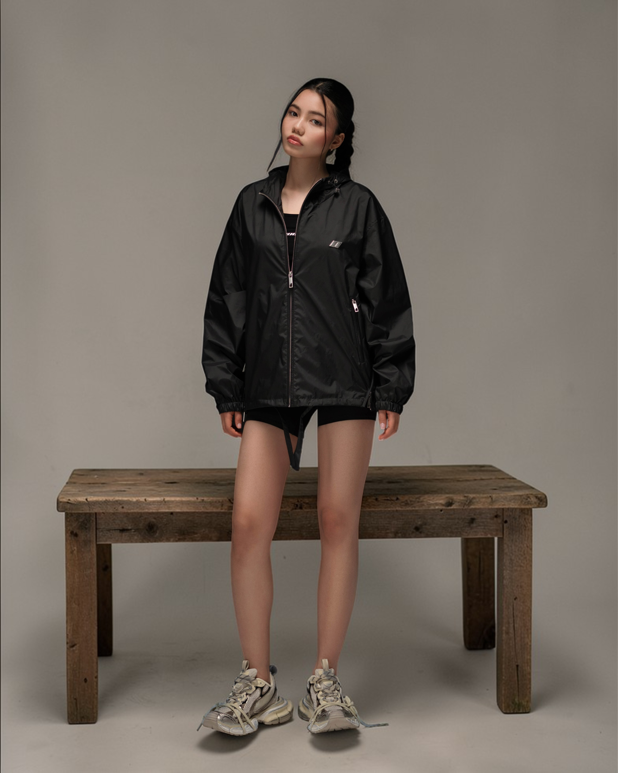 Jacket ZERO FORM monogram black