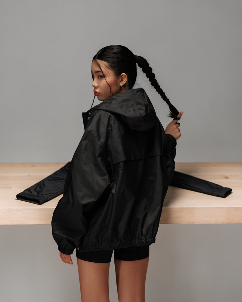 Jacket ZERO FORM monogram black